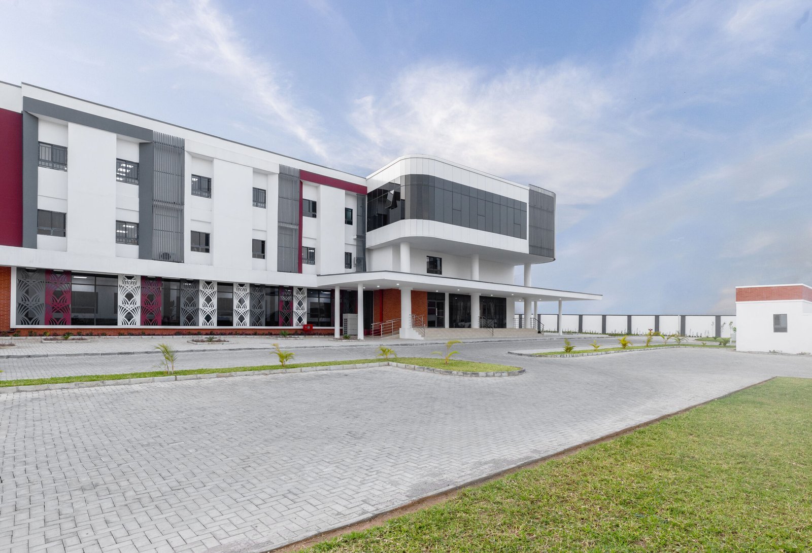 AWA World Academy, Campus front facade